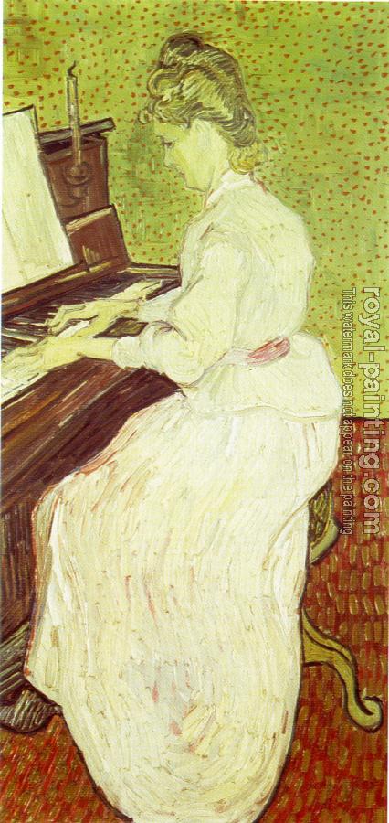 Vincent Van Gogh : Marguerite Gachet at the Piano